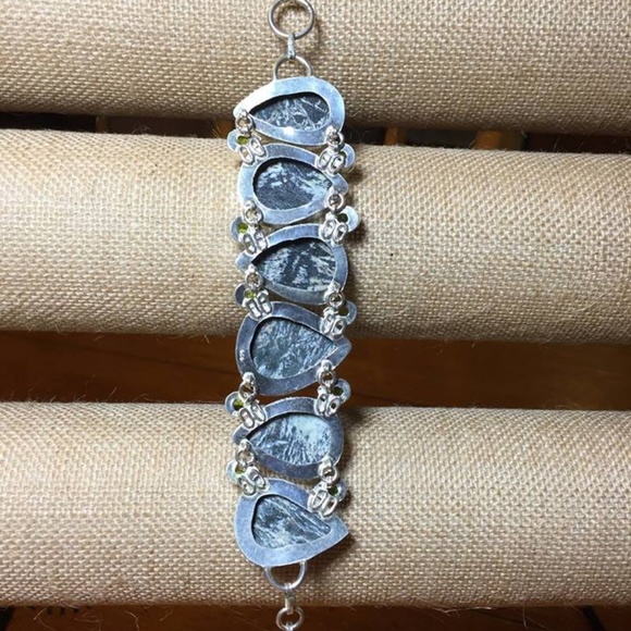 Bracelet 71/2'' - 81/2'' Semi-Precious Stone - Picture 4 of 4